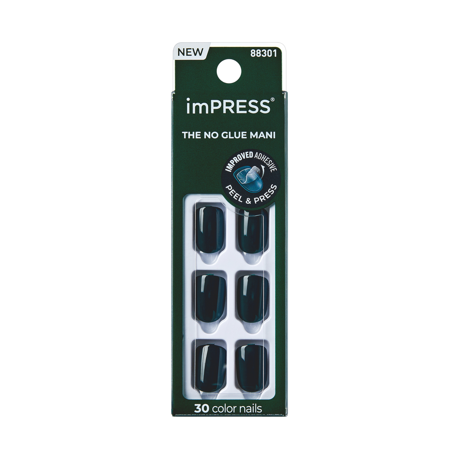 imPRESS Color Press On Nails - Emeralds