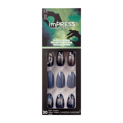 imPRESS Press-On Manicure Halloween Glow in the Dark - Wizard