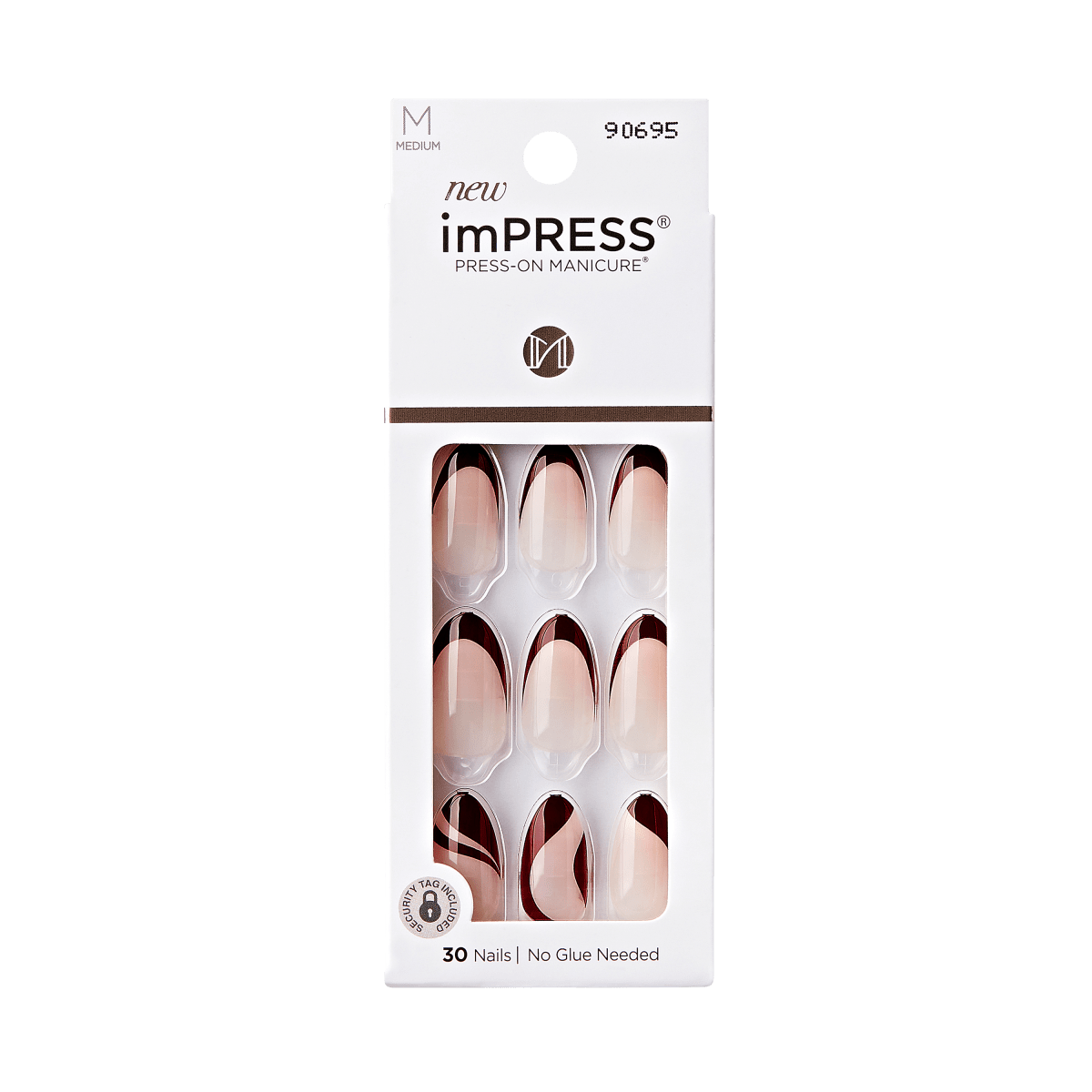 Kiss Impress Press-on Manicure Medium Length Fake Nails - Climb Up - 30ct :  Target