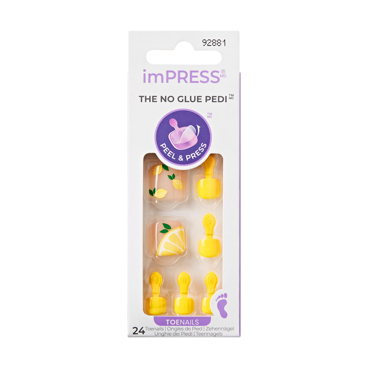 imPRESS Press on Pedicure - Be My One