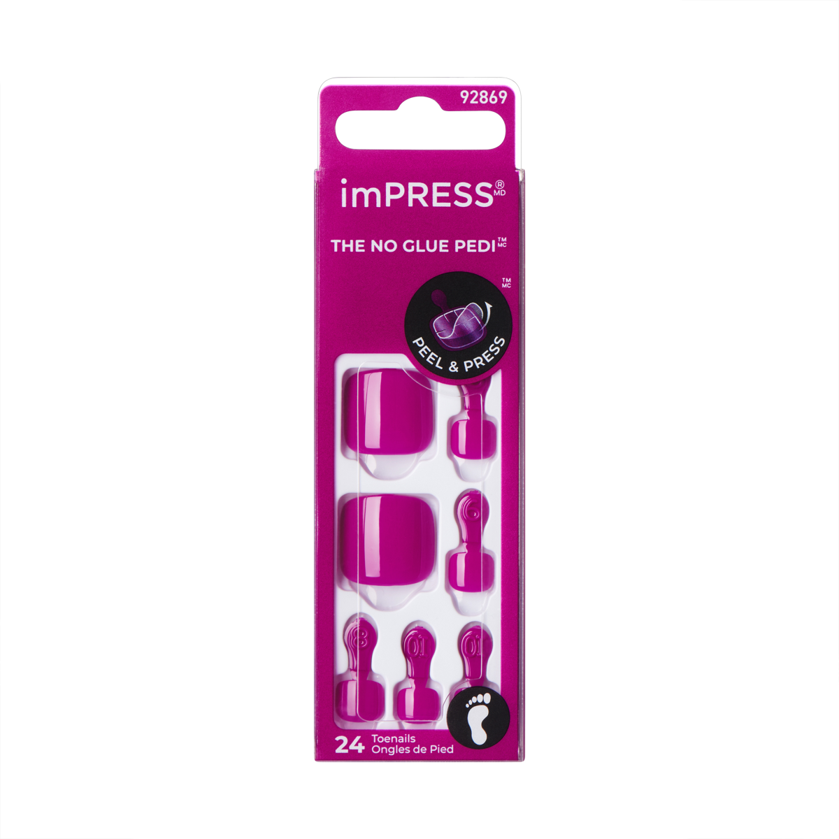 imPRESS Press-on-Pedicure - Party Rock