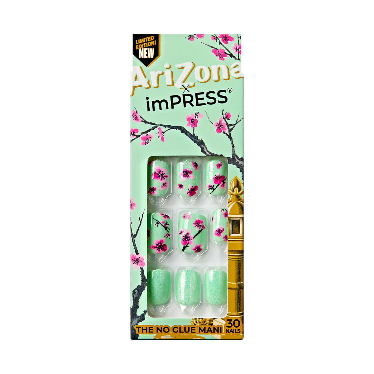 AriZona x imPRESS Press-On Nails | Cherry Blossom