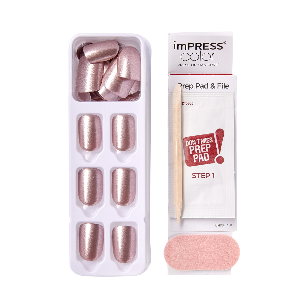 imPRESS Color Press On Nails - Champagne Pink