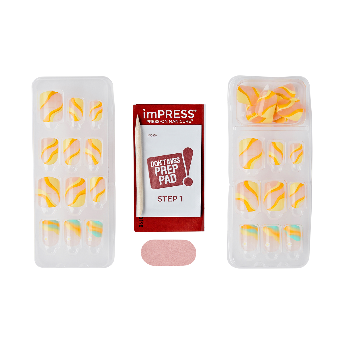 imPRESS Press On Nails - Snow Vanilla