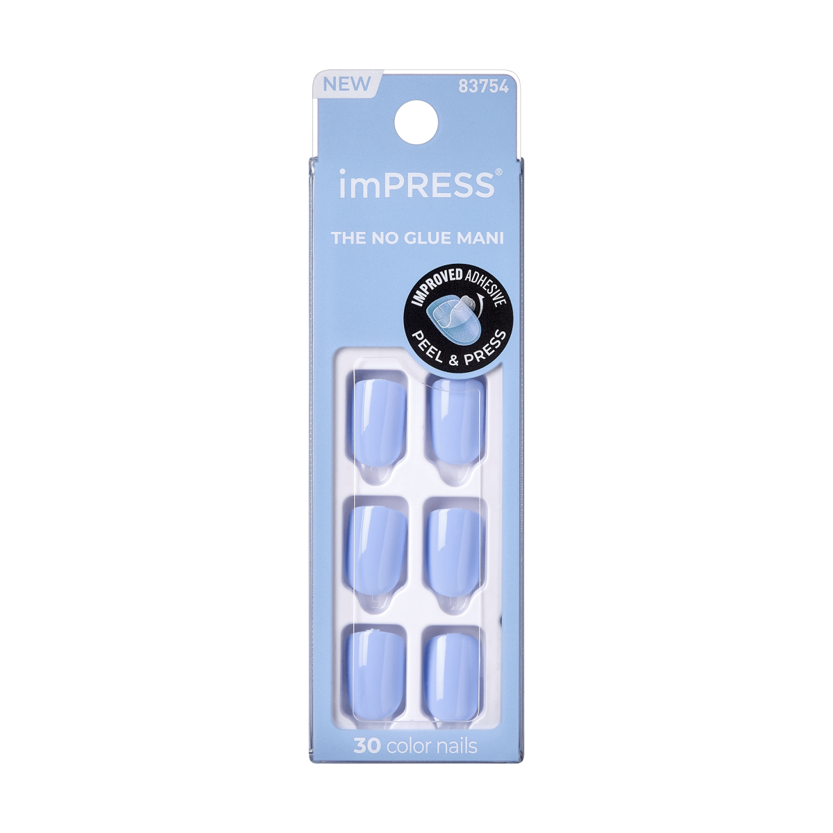 imPRESS Color Press On Nails - Baby Why So Blue