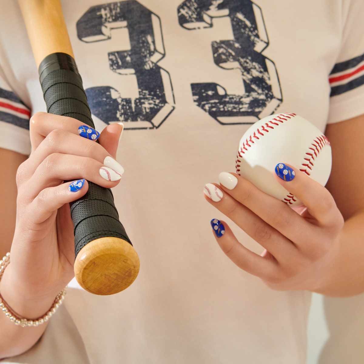 imPRESS Sports Press On Nails- Batter Up