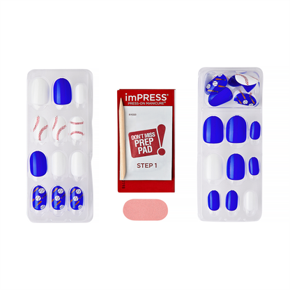 imPRESS Sports Press-On Nails- Batter Up