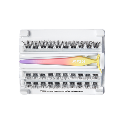 imPRESS Press-On Falsies Eyelash 30 Clusters - Voluminous &amp; Curly