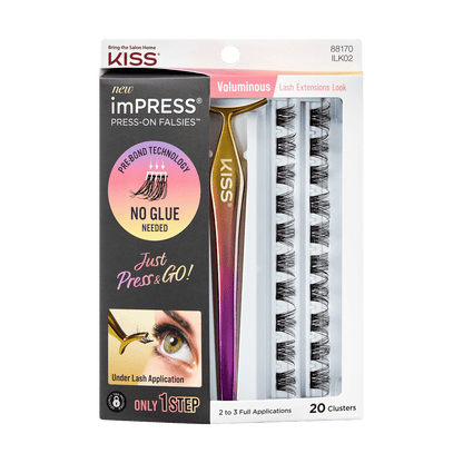 imPRESS Press-On Falsies Eyelash 20 Clusters - Voluminous