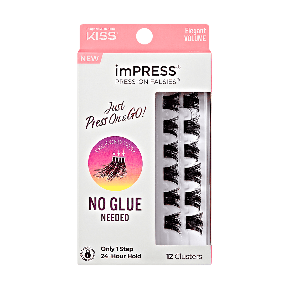 imPRESS Press-On Falsies Minipack 12 Clusters - Elegant