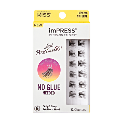 imPRESS Falsies Self Adhesive Eyelashes, 12 Lash Clusters - Modern