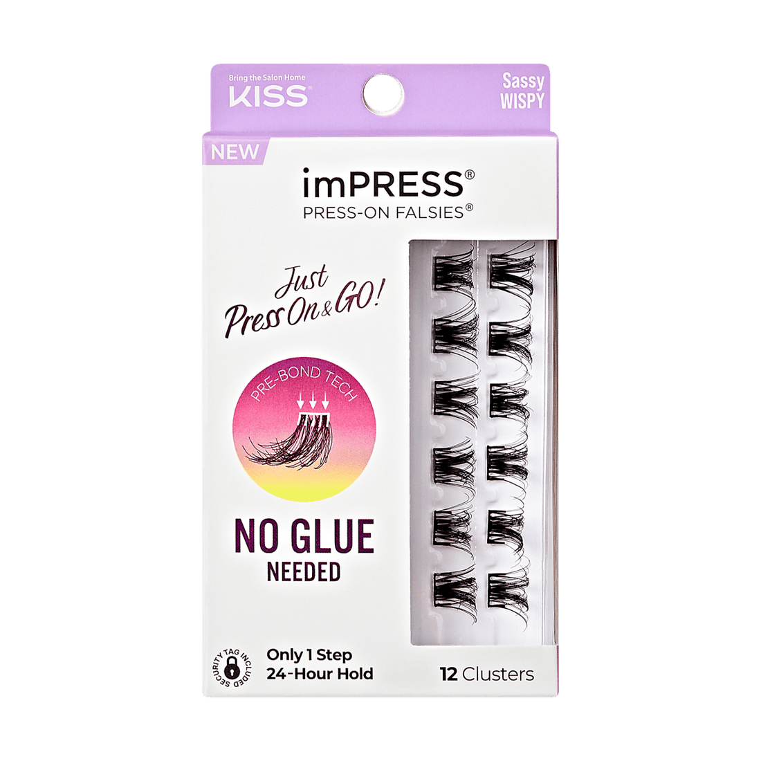 imPRESS Press-On Falsies Minipack 12 Clusters - Sassy Wispy