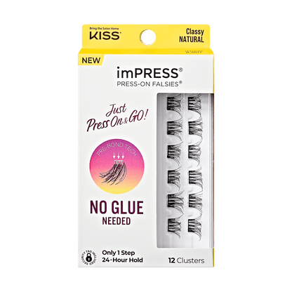 imPRESS Falsies Self Adhesive Eyelashes, 12 Lash Clusters - Classy