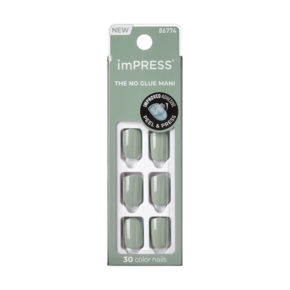 imPRESS Color Press-On Manicure - NEW Going Green