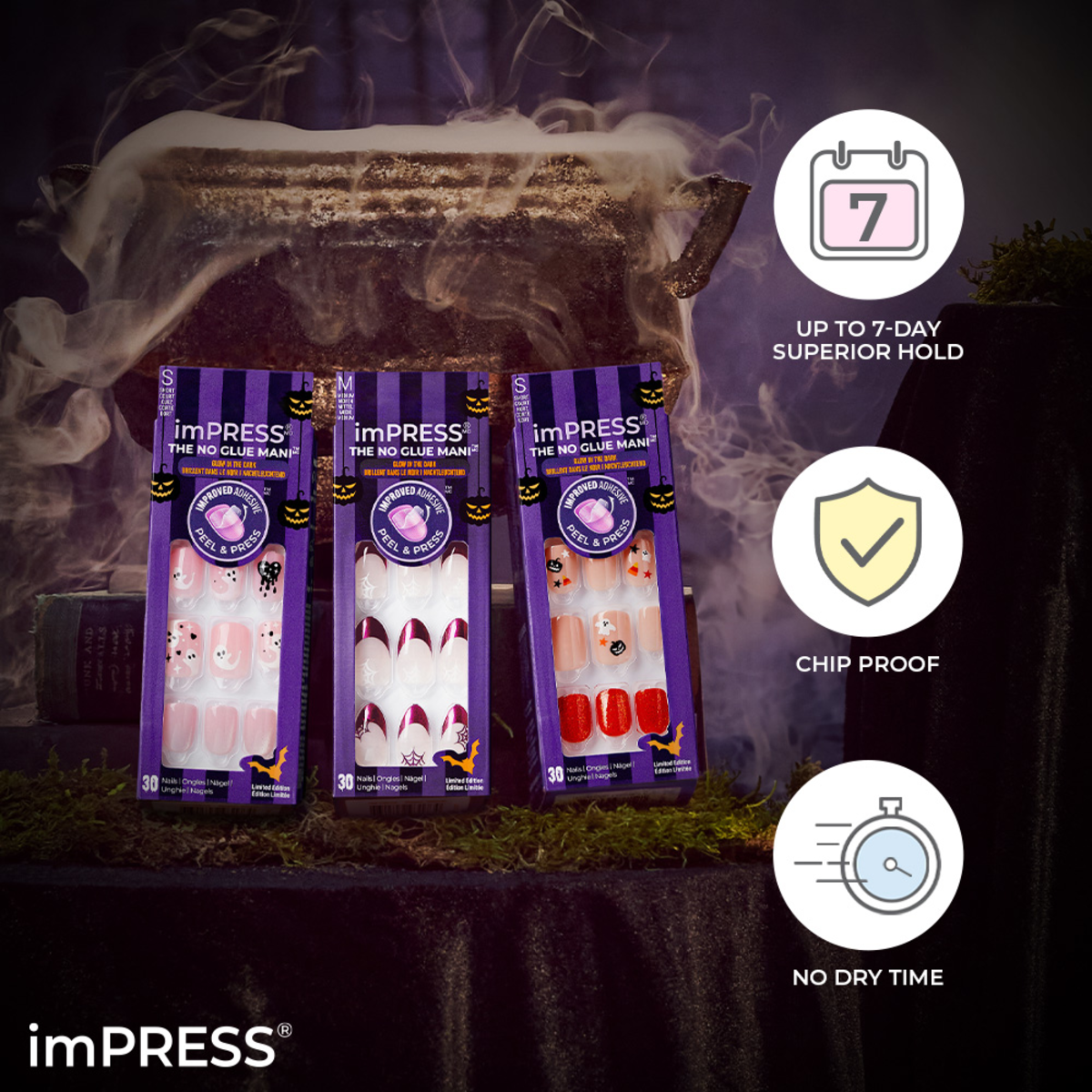 imPRESS Halloween Press On Nails - No Way Out