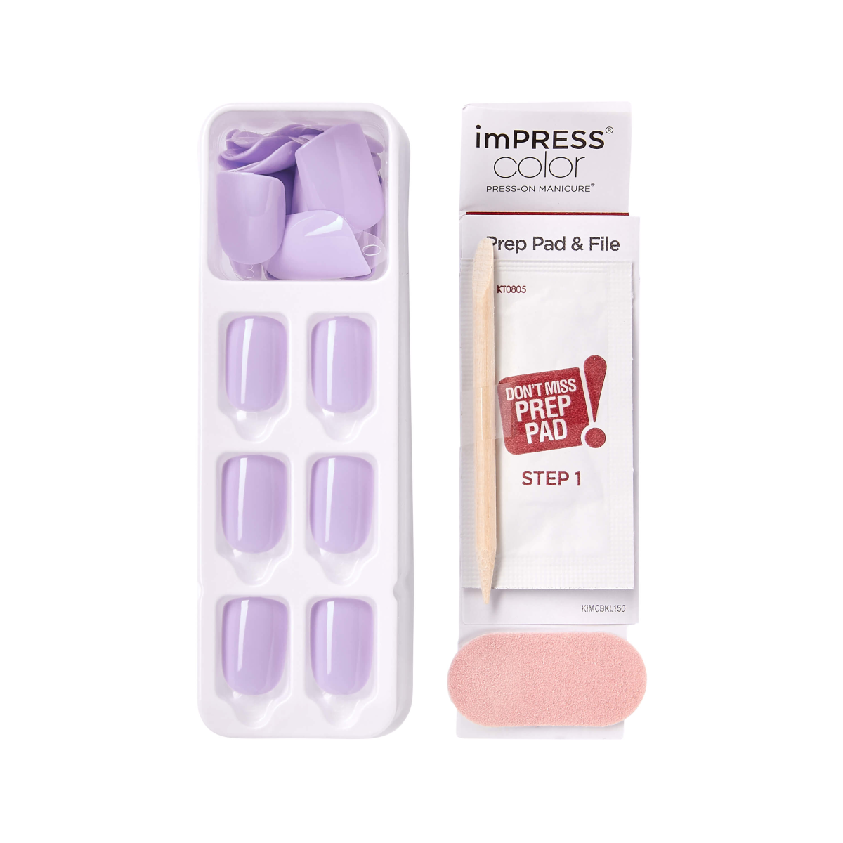 imPRESS Color Press-On Manicure - Picture Purplect