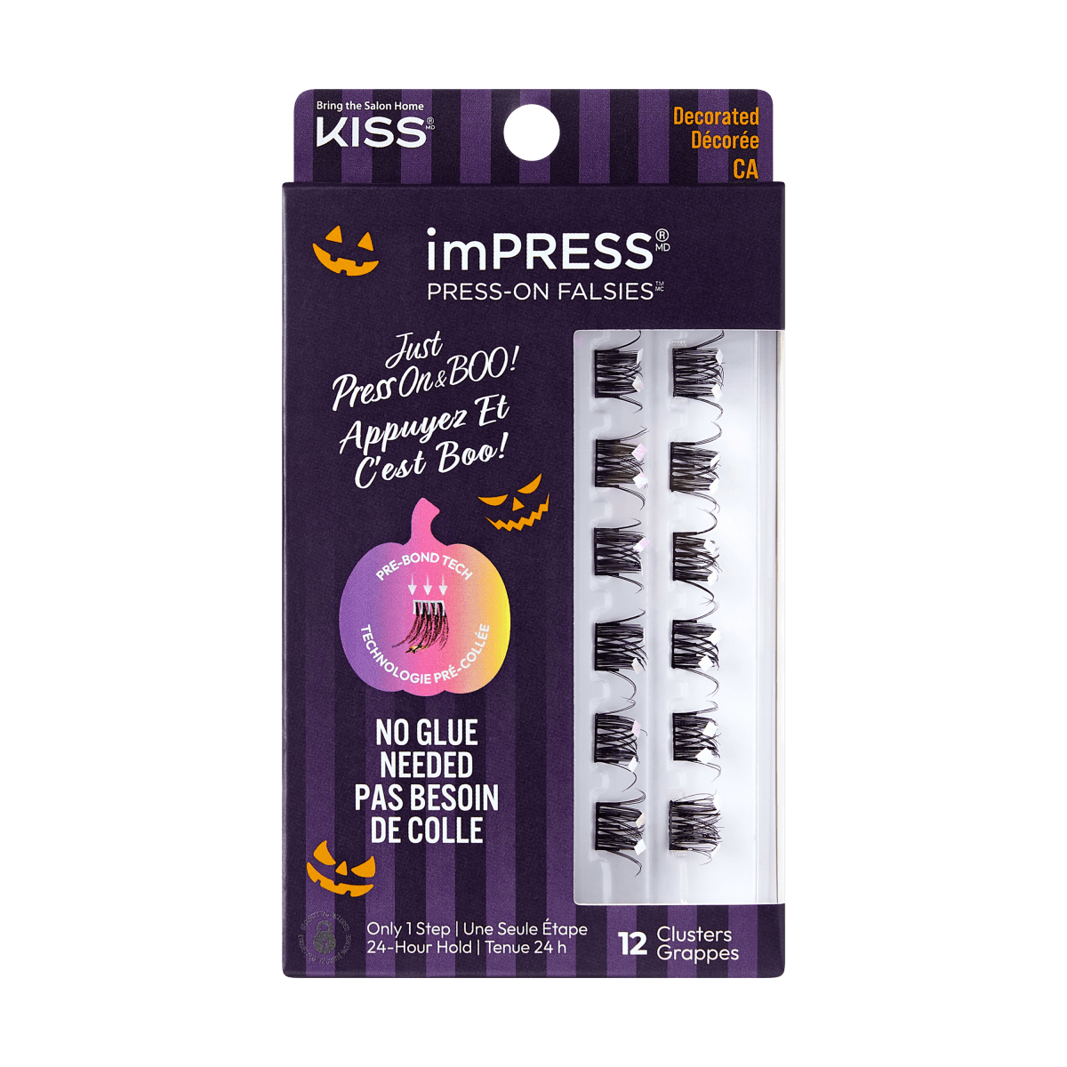 imPRESS Falsies Self Adhesive Eyelashes Halloween Minipack - Ambrose