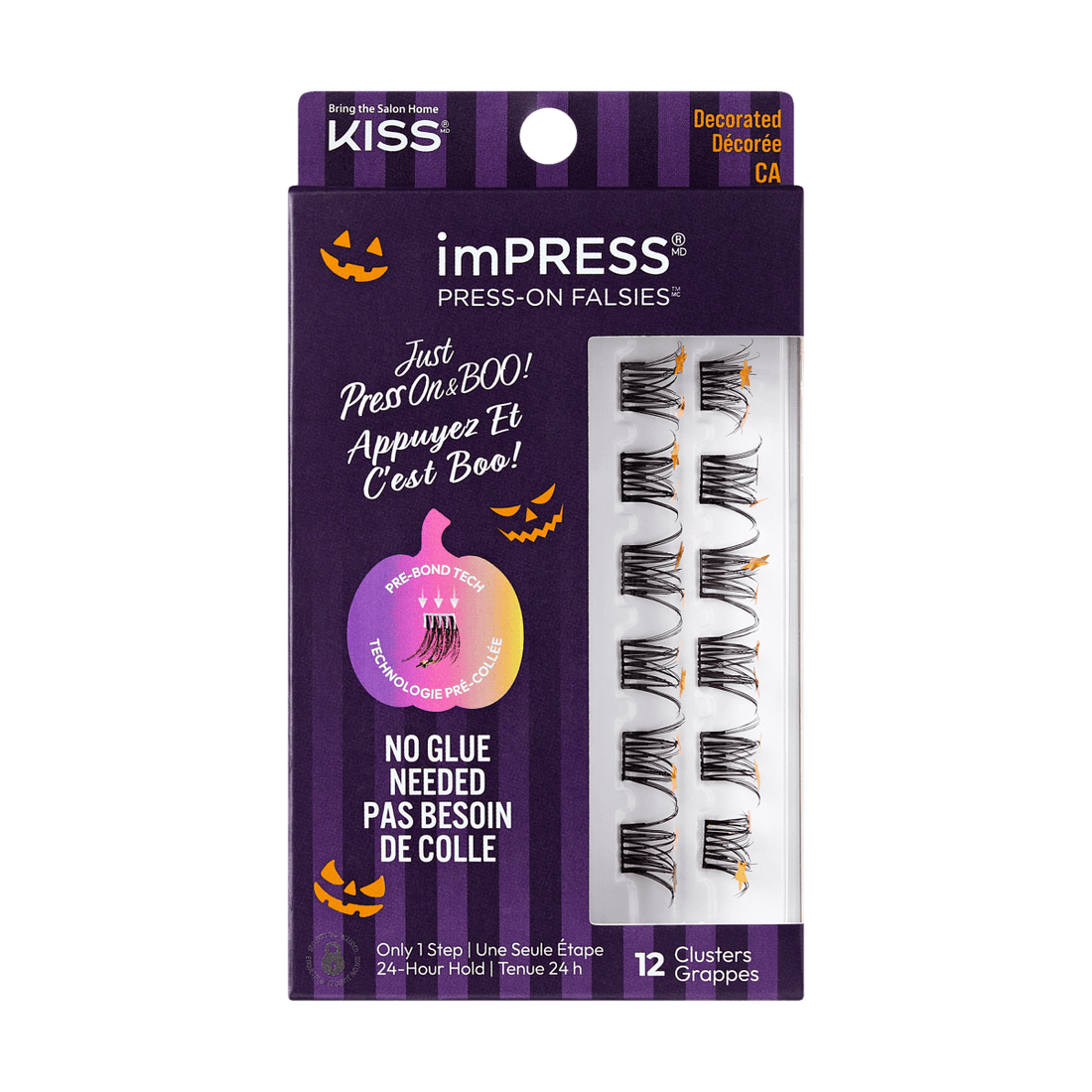 imPRESS Falsies Self Adhesive Eyelashes Halloween Minipack - Starry Night