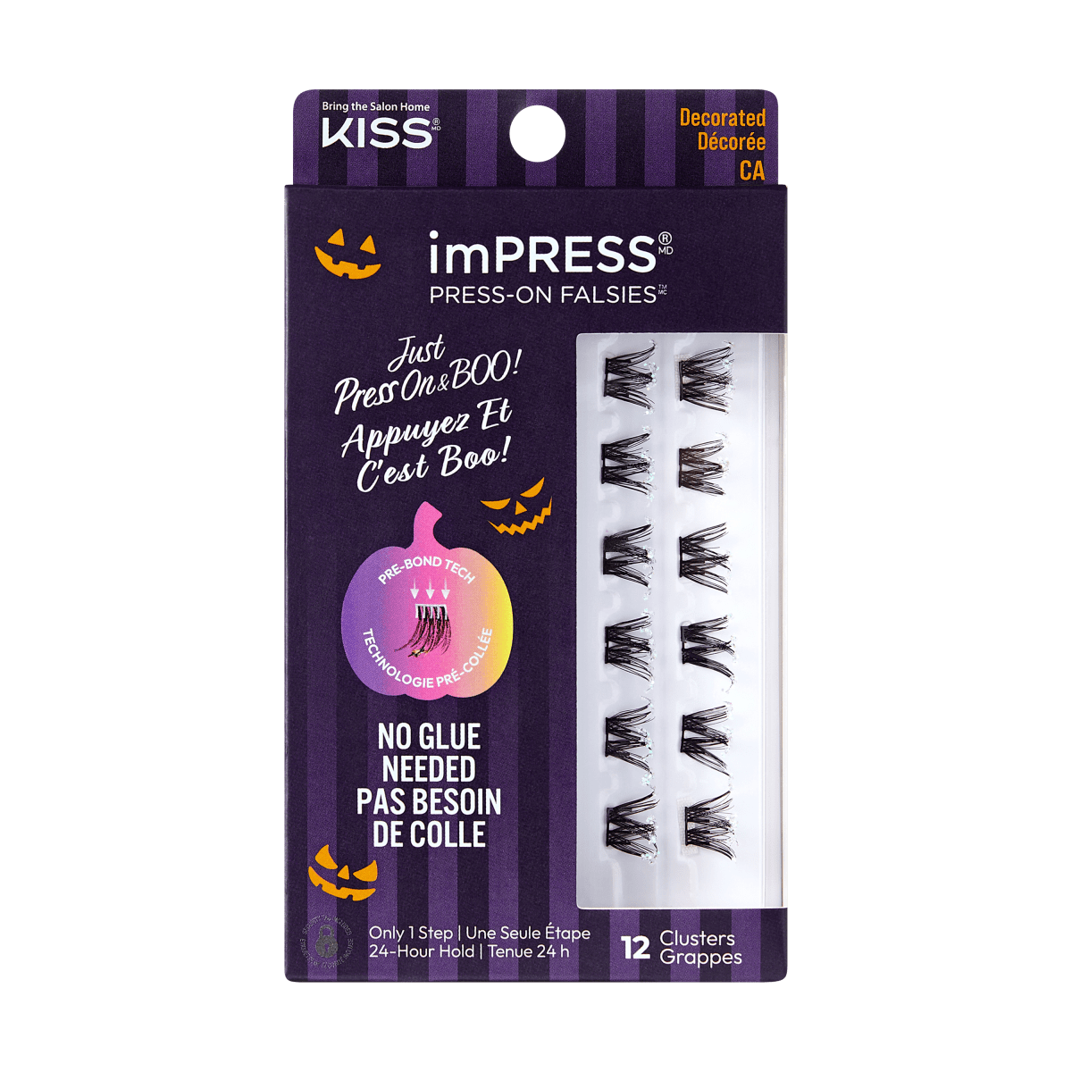 imPRESS Falsies Self Adhesive Eyelashes Halloween Minipack - Moonlight Mania