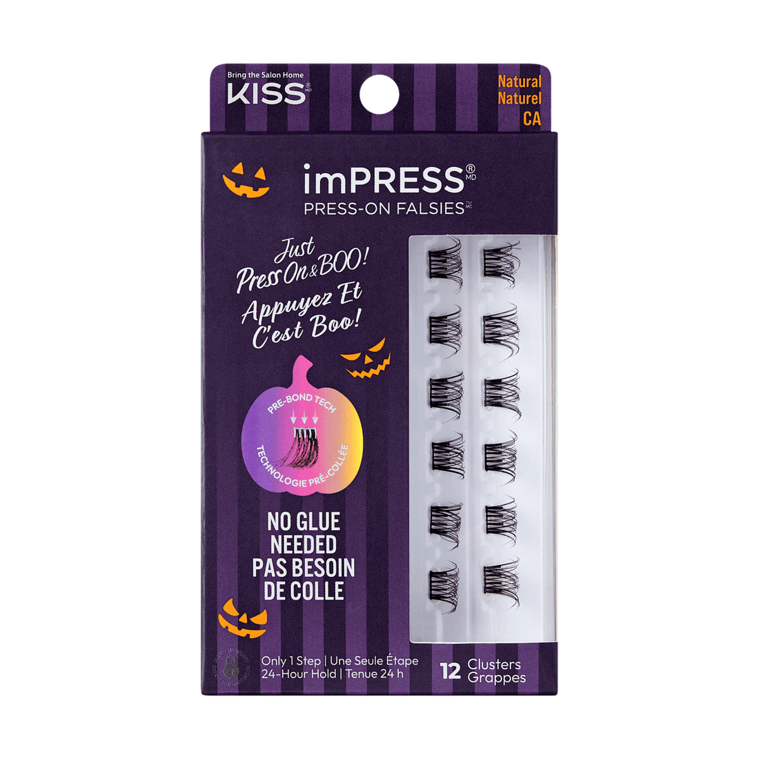 imPRESS Falsies Self Adhesive Eyelashes Halloween Minipack - Aurora