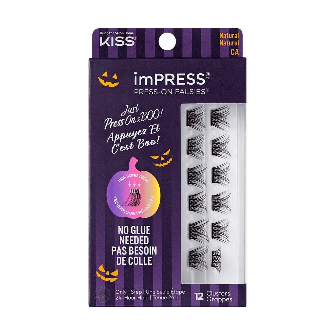 imPRESS Falsies Self Adhesive Eyelashes Halloween Minipack - Luna