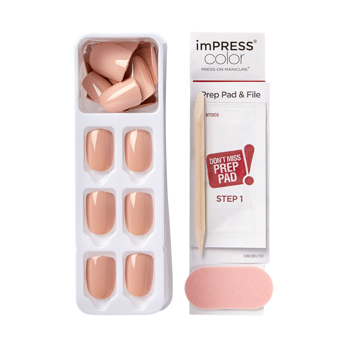 imPRESS Color Press-On Manicure - Latte