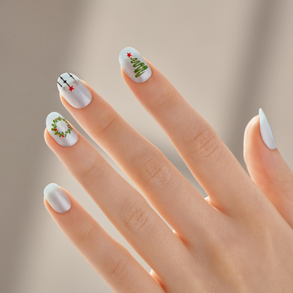 imPRESS Holiday Press On Nails - Frosty Tale