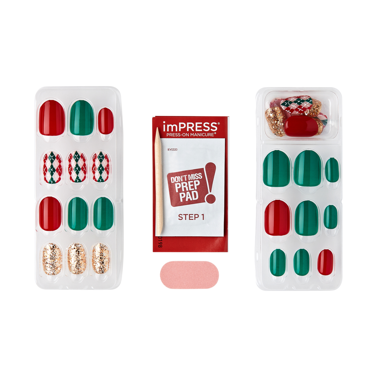 imPRESS Holiday Press On Nails - Snow Globe