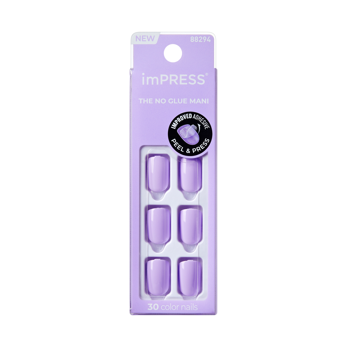 imPRESS Color Press-On Manicure - Vivid Lavender