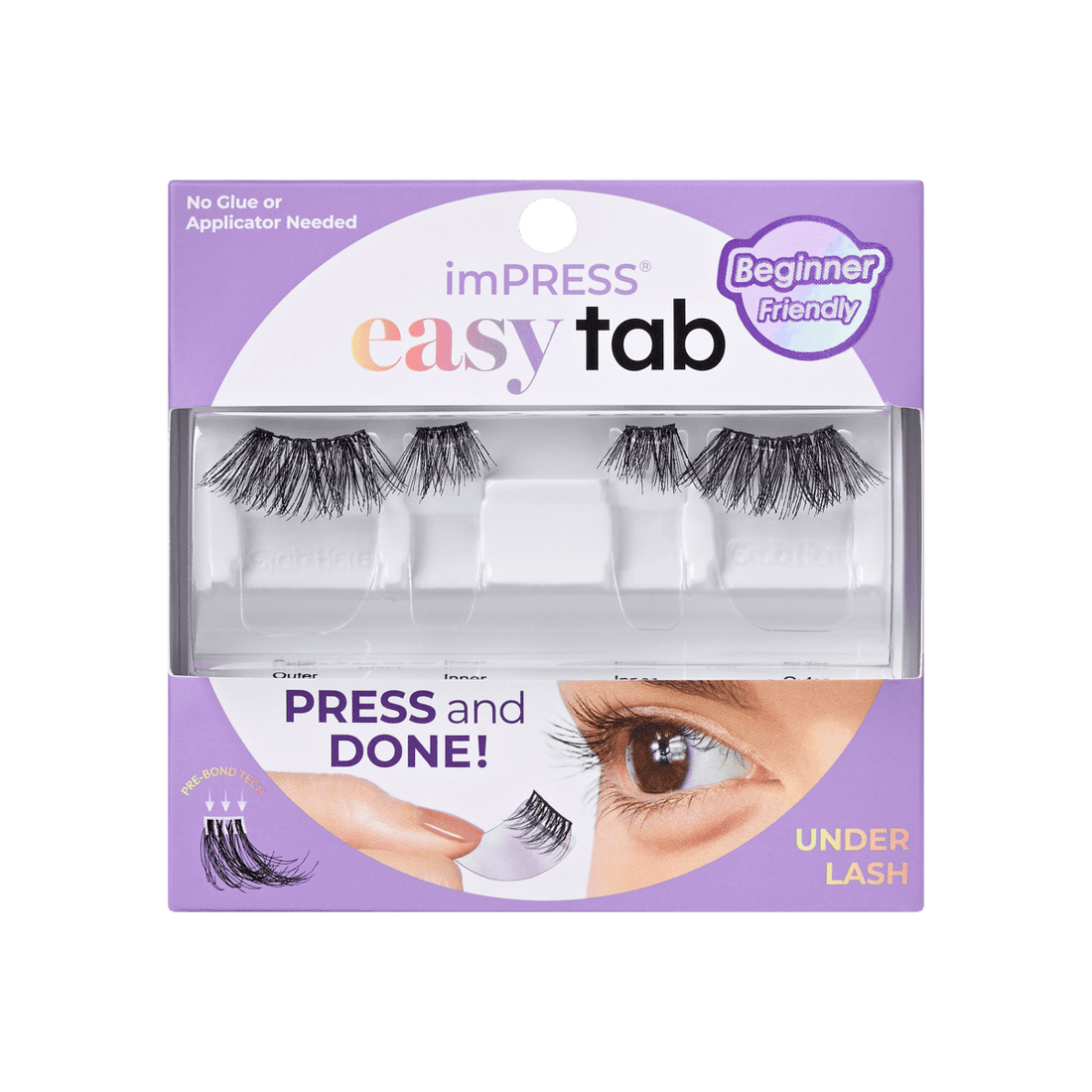 imPRESS Falsies easy tab Self Adhesive Eyelashes– Demi Wispy