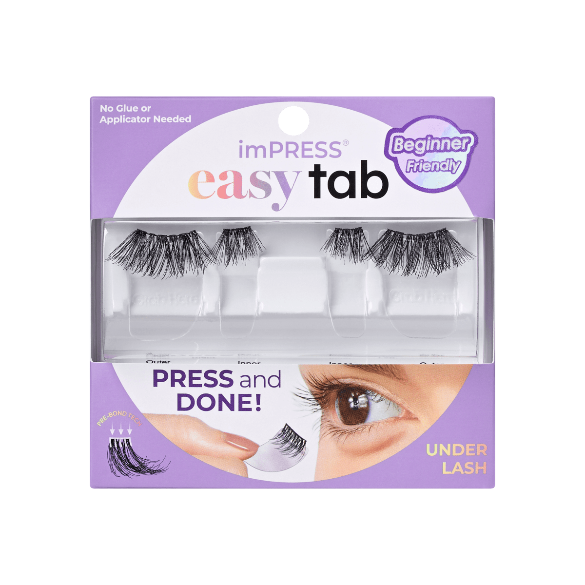 imPRESS Falsies easy tab Self Adhesive Eyelashes– Demi Wispy