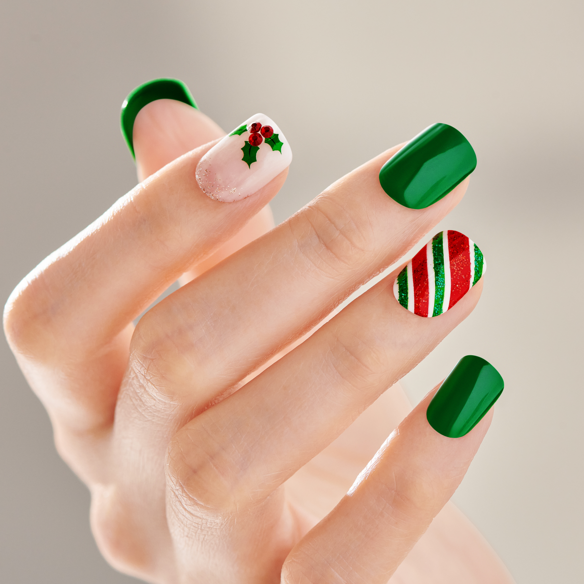 imPRESS Holiday Press On Nails - Festive Lights