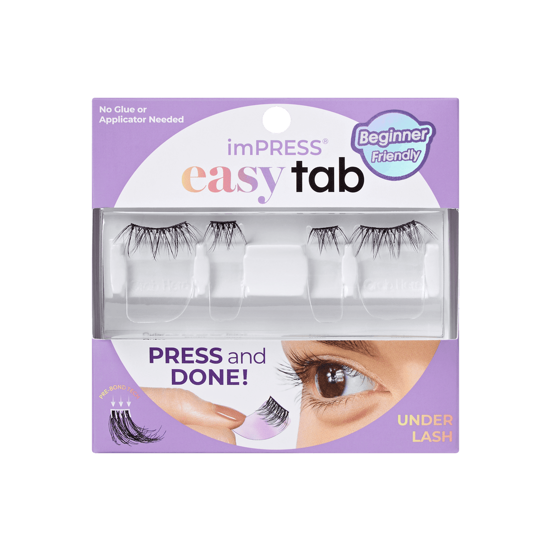 imPRESS Falsies easy tab Self Adhesive Eyelashes – Classy Natural