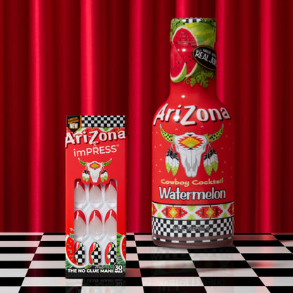 AriZona x imPRESS Press On Nails - Watermelon