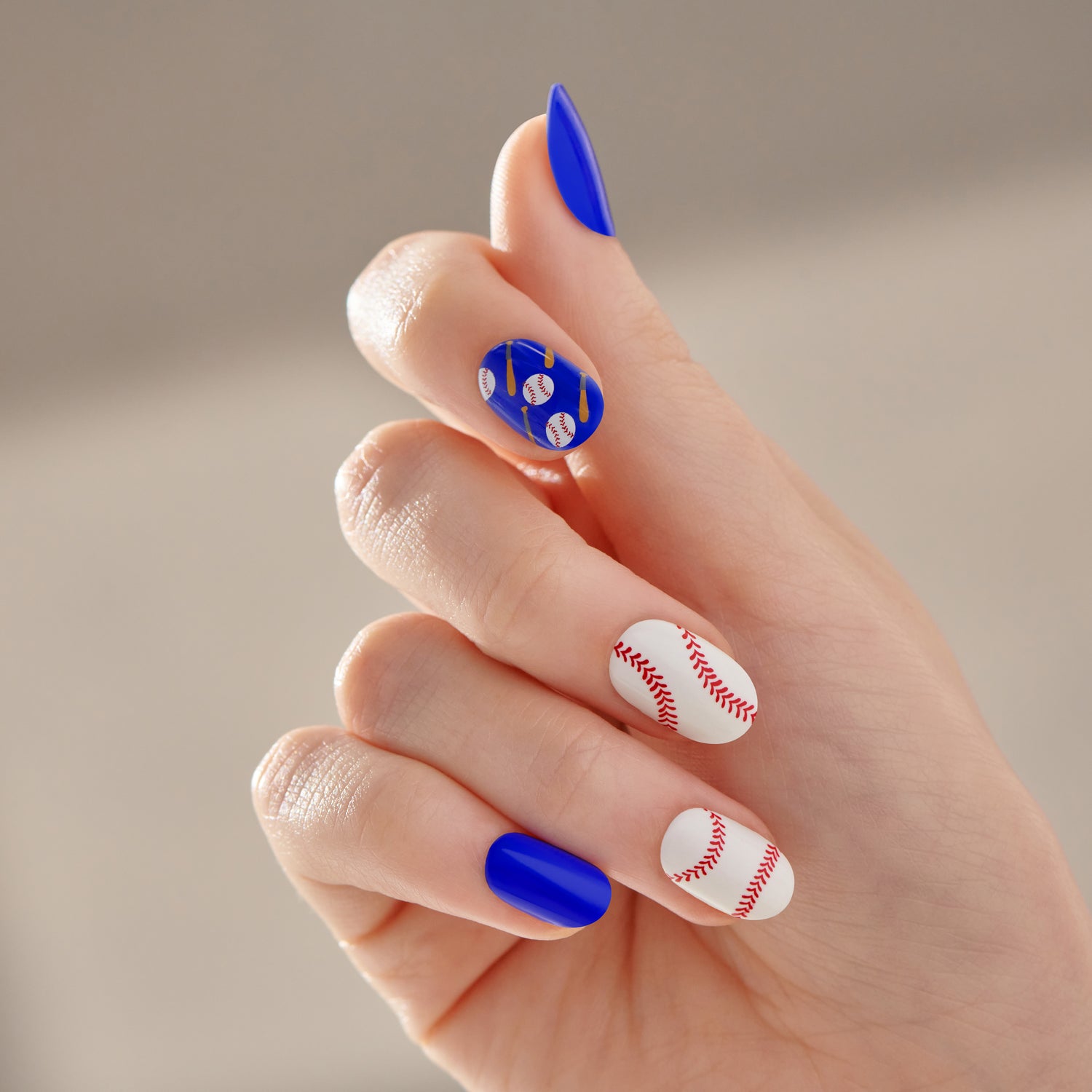 imPRESS Sports Press On Nails- Batter Up