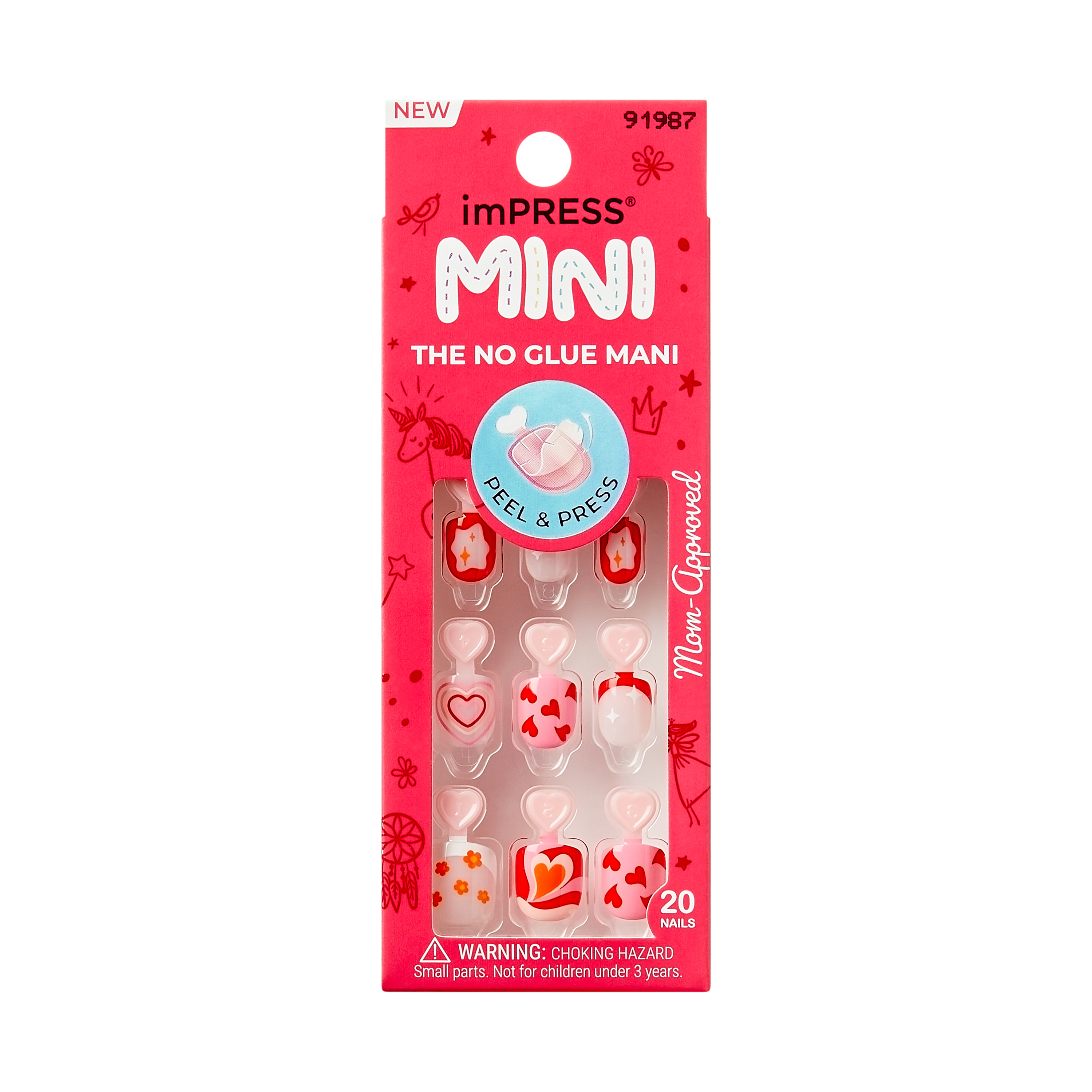 imPRESS MINI Press On Manicure for Kids - Playground