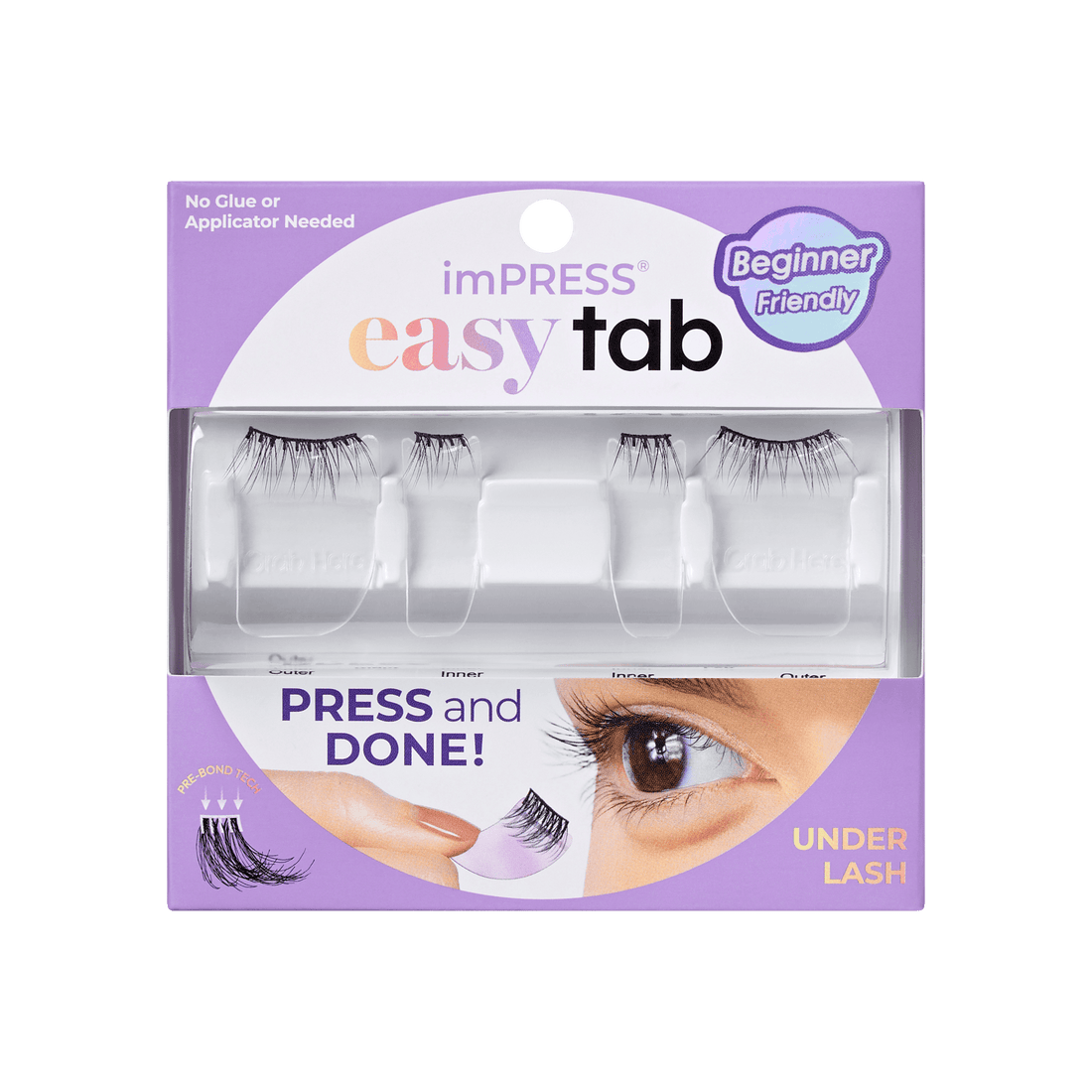 imPRESS Falsies easy tab Self Adhesive Eyelashes– Airy Wispy