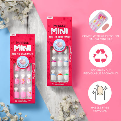 imPRESS MINI Press On Manicure for Kids - Playground